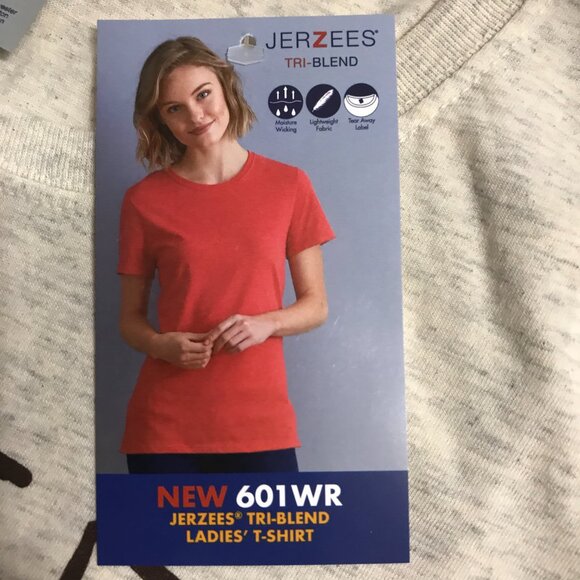 Coffee Is Life, Ladies Jerzees Tri-Blind Tee Shirt, Medium, NEW WITH TAGS - Picture 5 of 6